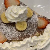 Original  · Nutella, strawberries and bananas. Topped with whipped cream and powdered sugar.