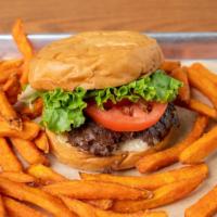 1/4 lb Burger · Lettuce, tomato and house mayo.