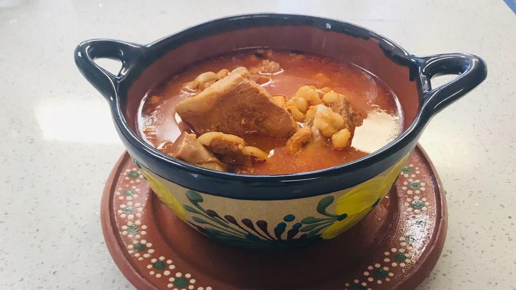Mexican pozole( saturday and sunday only · Mexican Boiled corn,pork, mixed spices peppers, radish, onion, lemon, lettuce,served with hand made tortiilas