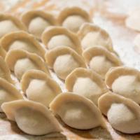 Vegetarian Dumpling (素菜水餃 - 全素) · Vegan. Vegetarian. Frozen dumplings (Jiaozi), filled with Vermicelli (mung bean noodle), cab...