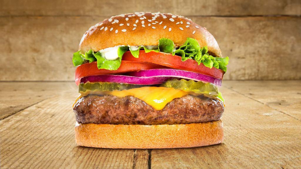 Cheeseburger · Classic and creamy cheeseburger.