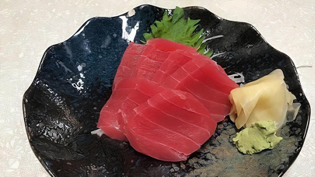 Tuna Sashimi · Sliced raw tuna (maguro) sashimi, 7 pcs
