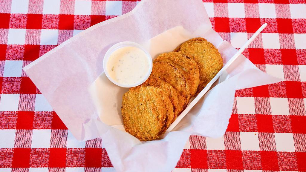 Fried Green Tomatoes via Gus's World Famous Fried Chicken