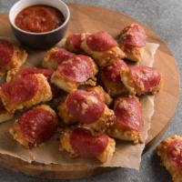 Pepperoni Pretzel Nuggets · Auntie Anne's Pretzel Nuggets are bite-size pretzel pieces packed with flavor. Easy to share...