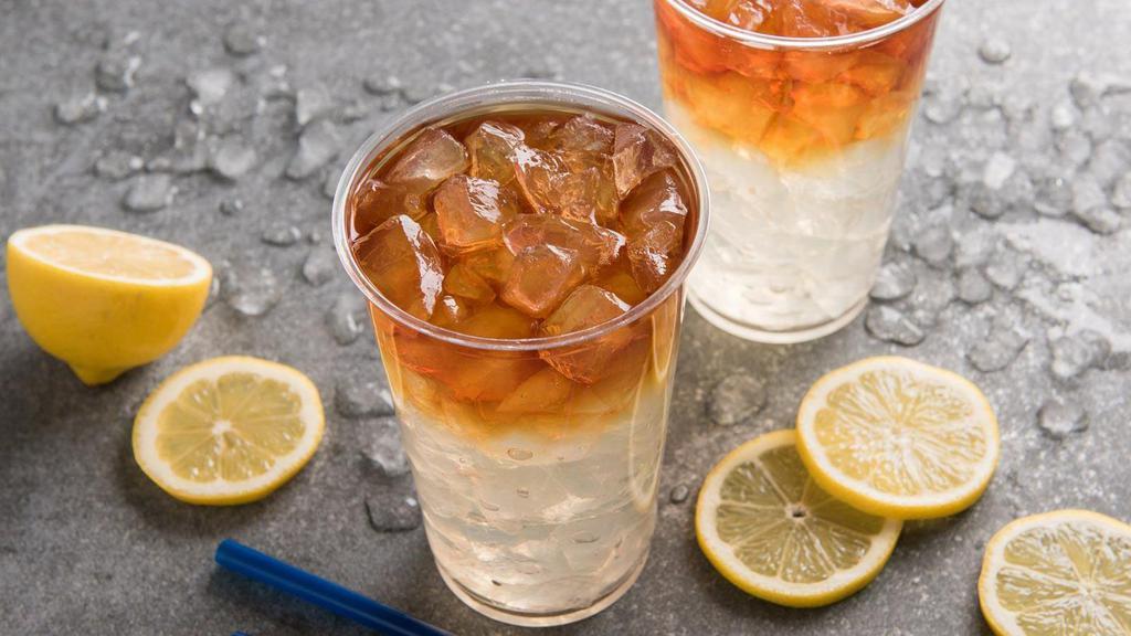 Lemonade Iced Tea · Enjoy the best of both worlds with our Original Lemonade mixed with freshly brewed iced tea for a refreshing twist on a classic drink.