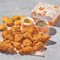 Chicken - Chicken Only (12) · Twelve pieces of marinated chicken, hand-battered, hand-breaded, and bursting with bold Loui...