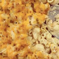 Mac & Cheese · Cheesy-baked blend of cheddar, parmesan & asiago