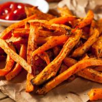 Sweet Potato Fries · Fresh Crispy Sweet Potato Fries