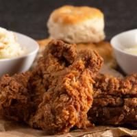 Crispy Fried Chicken (2pc) & Biscuit · Crunchy & Juicy Crispy Chicken, served w/ your choice of biscuit