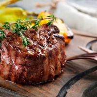Filet Mignon · Tasty and oh so Tender Filet Mignon that just melts in your mouth. Comes with a side of crea...