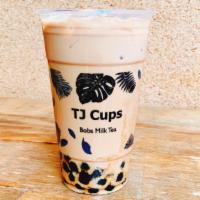 TJ Signature Milk Tea  · Assam black tea with non-dairy creamer
Taiwanese Style, Strong Tea & Creamy Flavor  (Locally...