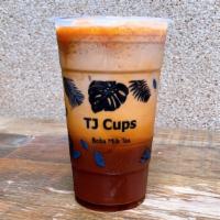 Premium Thai Iced Tea · Thailand No.1 Gold Label Real Thai Tea Leaves. No Coloring, No Preservative. Top with Organi...