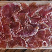 Iberico Bellota Ham · Gluten-free. Cured 36 months... melts in your mouth.