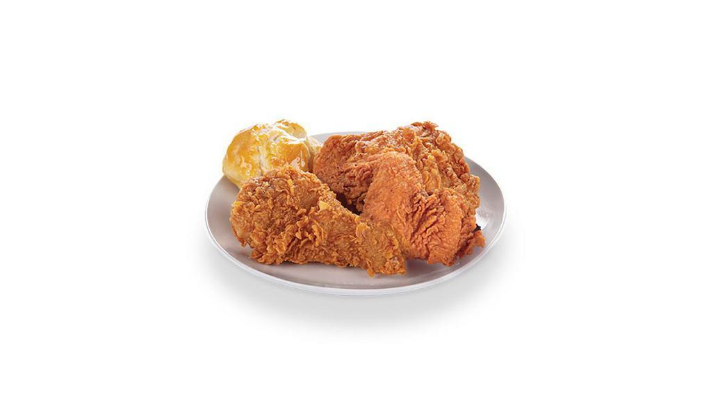 Mix Chicken Meal Deal (Halal) · Breast, Wing, Thigh & Leg. Includes 1 biscuit, 1 side and 1 can soda
