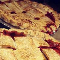 Cherry Pie · Midwest pie cherries, lattice top all-butter crust. 6-inch and 9-inch pies.