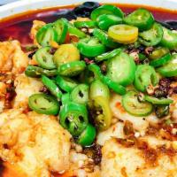 Boiled Fish Fillet in Hot Sauce  麻辣水煮魚 · spicy 中辣.