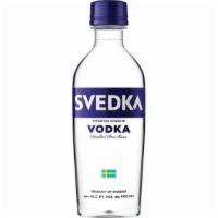 Svedka Vodka (200 ml) · SVEDKA Vodka is a smooth and easy-drinking vodka infused with a subtle, rounded sweetness, m...