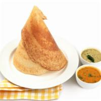 Ghee Roast · Classic South Indian crispy thin crepe made of rice & lentil topped with ghee.