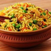 Veg. Biryani · Classic South Indian preparation made of long grain basmati rice, mixed vegetables & traditi...