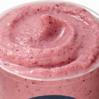 Triple Berry · Features raspberries, blueberries, strawberries, and our signature smoothie mix.