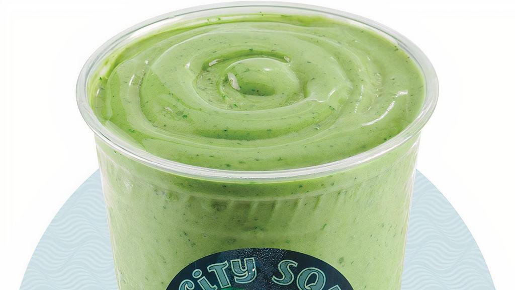 Green Pineapple Banana · Delicious blend of pineapple, banana, orange , kale, spinach, and our signature smoothie mix.