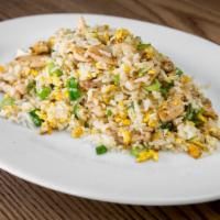 Chicken fried rice · eggs, scallions, jasmine rice