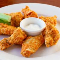 Chicken wings 5pc  · Served with celery and ranch or blue cheese.