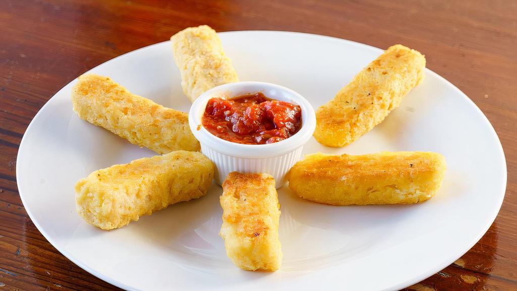 Cheese sticks · served with marinara sauce