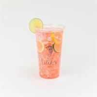 Herbal Lemonade · Strawberry purée with lemon-lime tea (Caffeine-free and non-dairy)