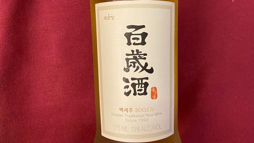 Bekseju (Rice Wine) · Korean Traditional Rice Wine (375ml, 13% ALC./VOL)