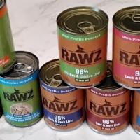 Rawz Dog Food · Rawz brand dog food 12.5 and 13 oz cans.