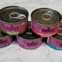 Rawz Cat Food · Rawz brand cat food in 3oz cans.