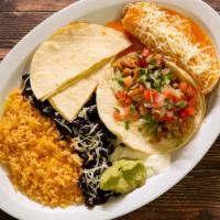 #2 Corn Quesadilla, Enchilada & Taco · 