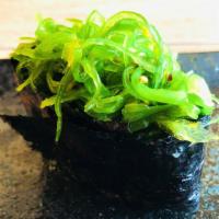 Wakame · Seasoned Seaweed Nigiri (2pc)