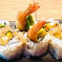 Shrimp Tempura Roll · Deep fried shrimp tempura, avocado, cucumber  (6pc)