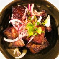 Kakuni · Stewed pork belly in sweet soy sauce