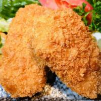 Vegetable Croquette · Deep fried breaded mashed potato. (2 Pieces)
