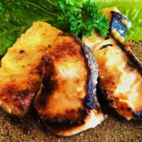 Black Cod Saikyo Yaki · Grilled black cod marinated sweet white miso