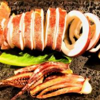 Ika Yaki  · Grilled Japanese whole squid
