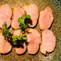 Roast Duck  · Slowly cooked duck breast with mango sauce