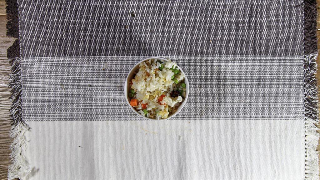 Fried Rice · Choice of chicken, beef, BBQ pork and vegetable.