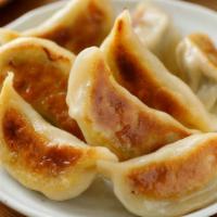 Home Style Pot Stickers (6) · Yummy pork pot sticks with napa cabbage, ginger, and scallion.