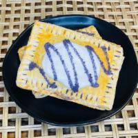 Ube Pocket Pie · Ube pocket pie with a cream cheese and ube halaya filling.