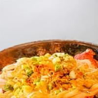 Kurabuta Pork Belly Pepper Rice · Topped with Green Onions, Corn, Garlic Butter.