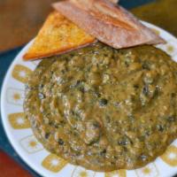 Spinach and Mushroom Étouffée · A creole etouffee combined with Indian and Thai curry - creamy and spicy. Comes on a bed of ...