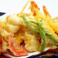 Mix Tempura · assorted shrimp and vegetables tempura