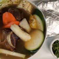 SOPA DE RES · beaf soup with vegetables
