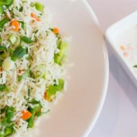 Fried Rice · Mixed vegetables cooked with basmati rice and Chaat Bhavan blend of spices.