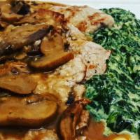 Scaloppine Di Vitello / Veal Scaloppini  · Veal scaloppini lightly dusted in seasoned flour, cooked with a tasty Marsala wine reduction...