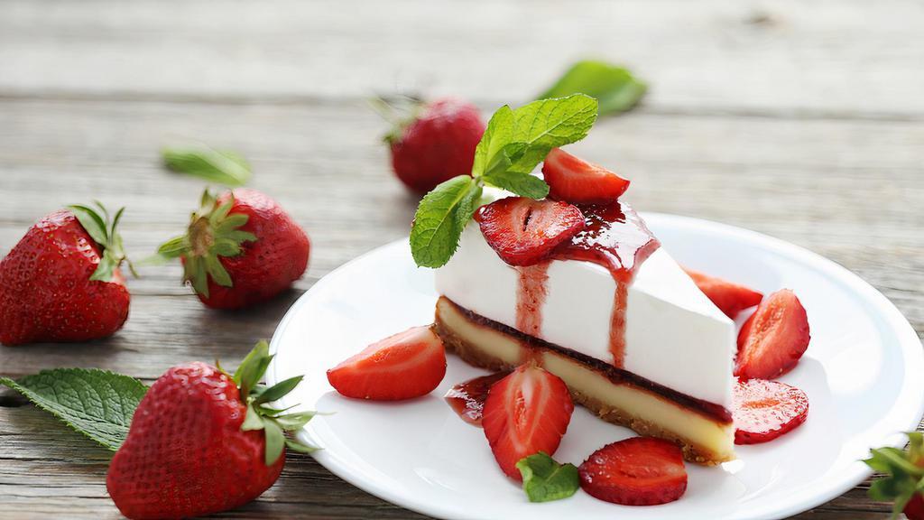 Strawberry CheeseCake · Delicious classic cheesecake with strawberries.